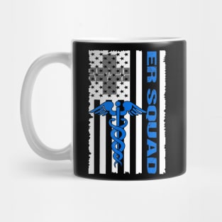 ER Nurse Doctor Emergency Room Hospital Squad Mug